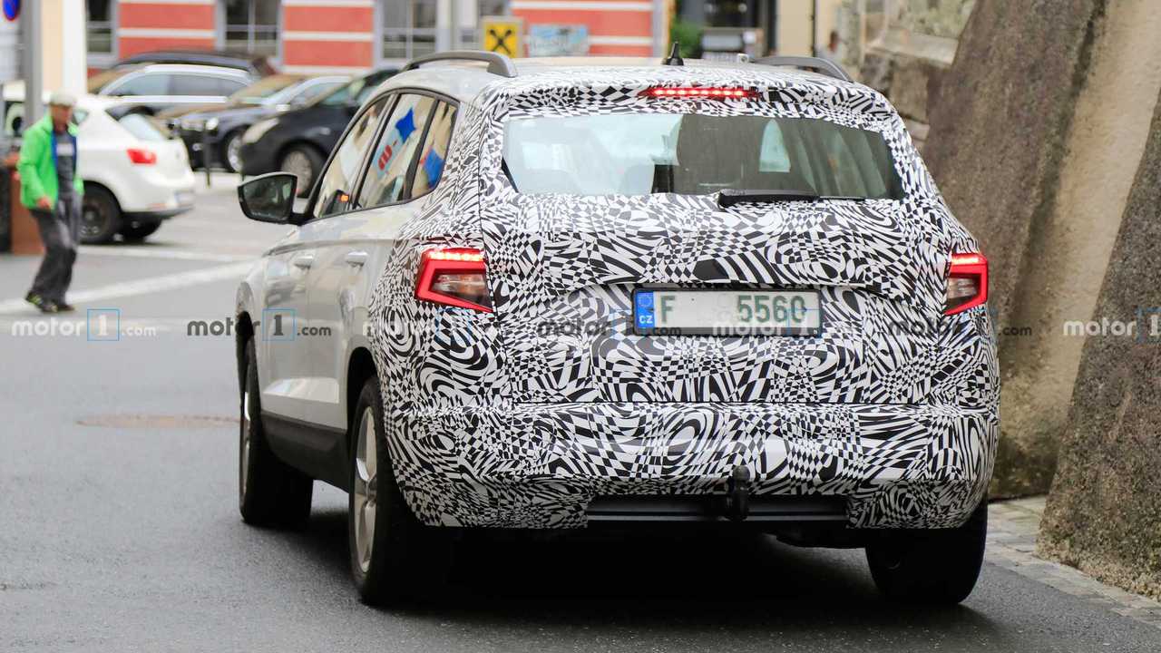 Skoda Karoq restyling, fotos espía