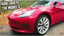 Sounds Levels Compared - Tesla Model 3, Model X, Honda Civic
