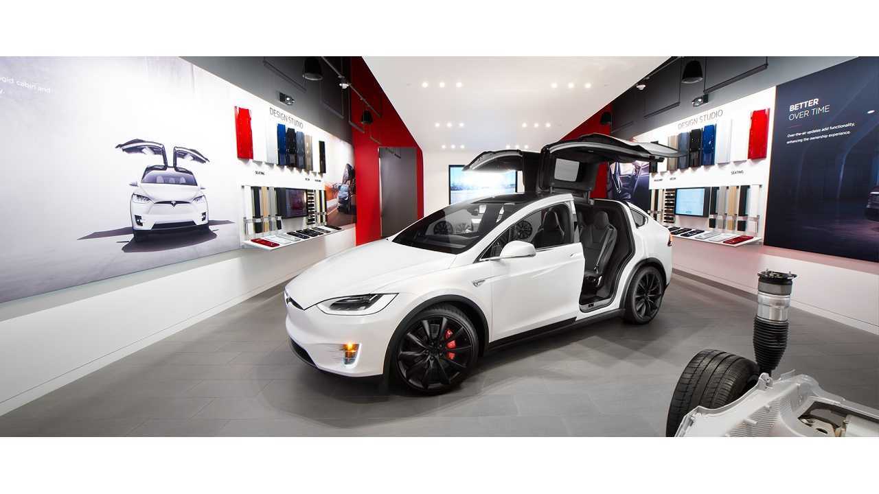 <em>Model X at a Tesla Boutique</em>