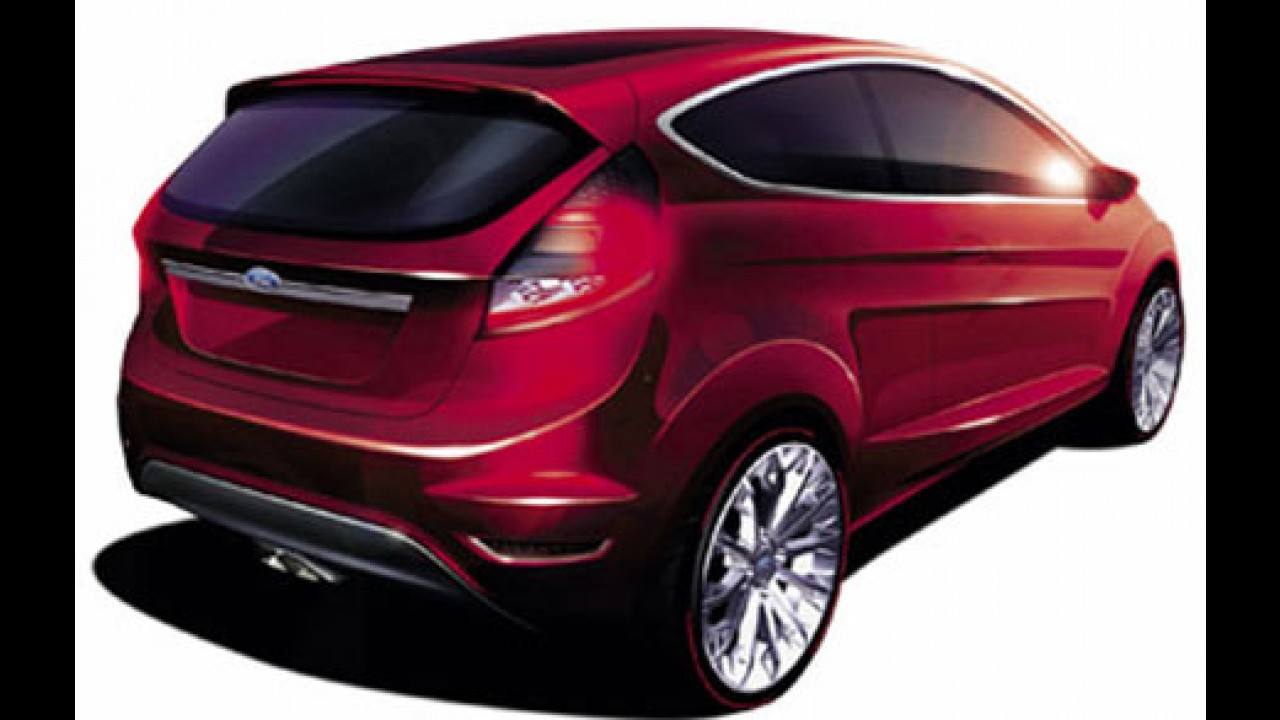Novo Fiesta 2009 terá design futurista