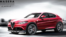 Alfa Romeo SUV rendering / Alessandro Masera