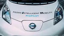 Nissan Leaf autonomous testing in London