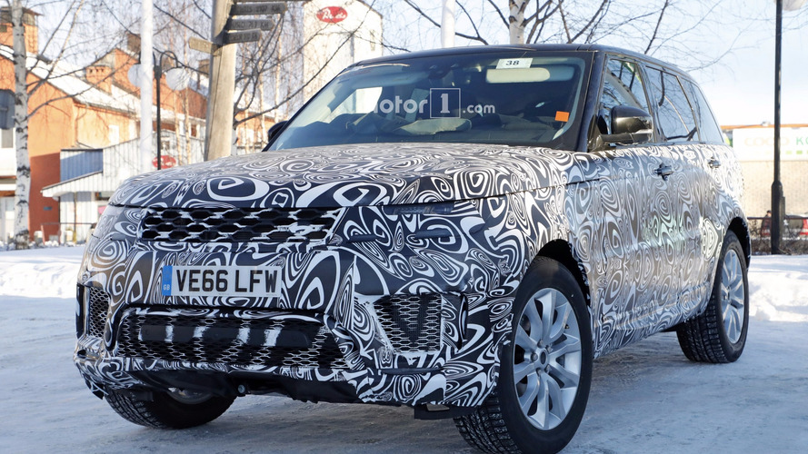 2018 Range Rover Sport plug-in hybrid spy photo