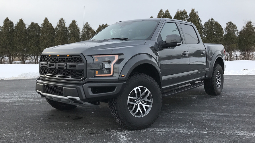 2017 Ford F-150 Raptor towing a 1984 Mercedes-Benz 300TD Wagon