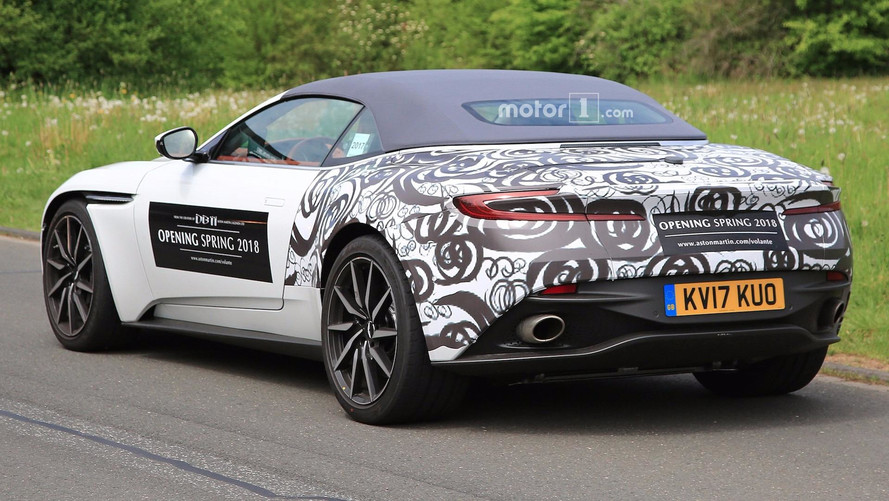 Aston Martin DB11 Volante Spied Again