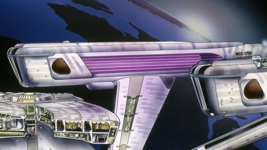 U.S.S. Enterprise warp nacelles
