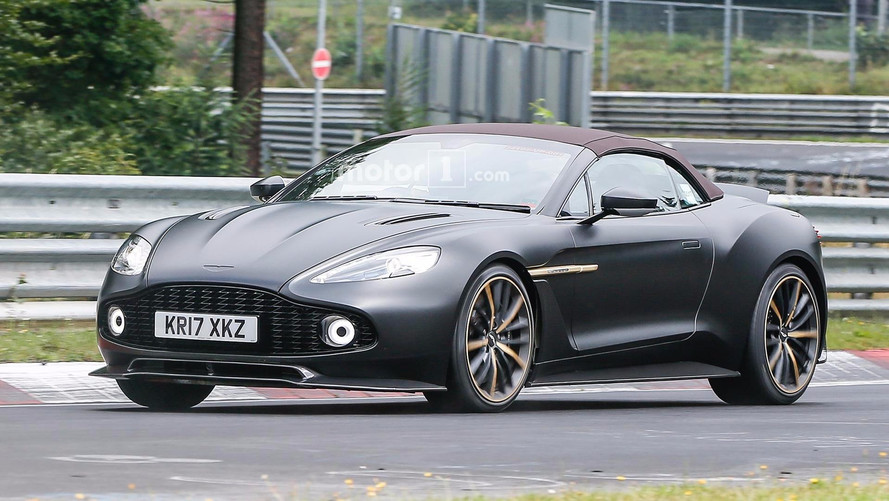 Aston Martin Vanquish Zagato Volante Spy Shots