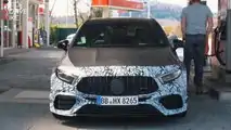 Mercedes-AMG A45-Screenshot aus einem Spionvideo
