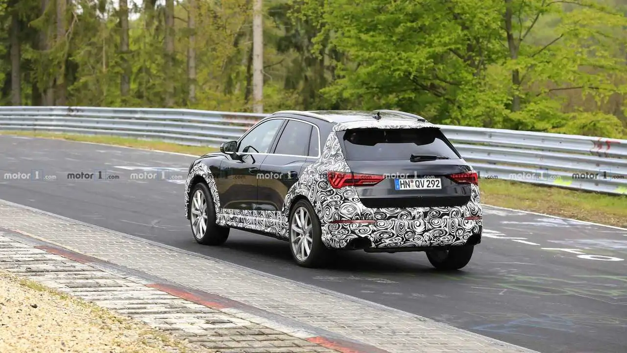 Audi Rs Q3 Spied Making Very Angry Noises At The Nurburgring Audi Rs Q3 Spied Making Very Angry Noises At The Nurburgring