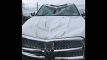 Boat crashes into Ram pickup