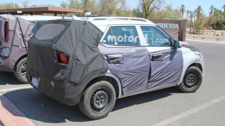 Hyundai compact SUV spy photo
