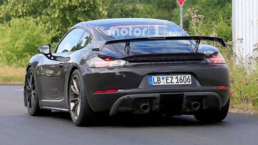 Porsche 718 Cayman GT4 spy photos