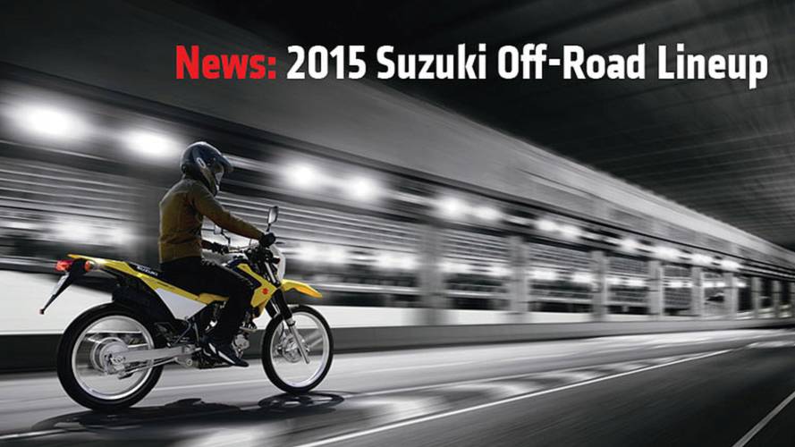 News: 2015 Suzuki Off-Road Lineup