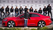 Real Madrid players take delivery of their new Audi models