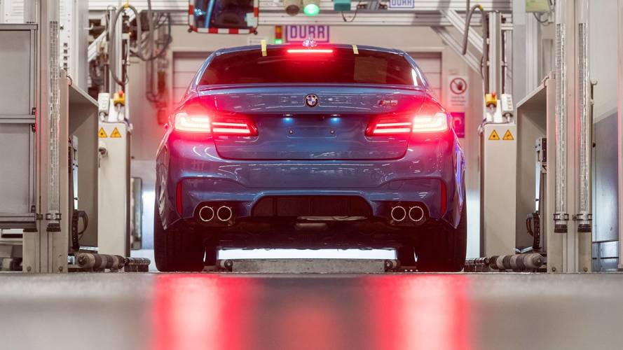 2018 BMW M5 production starts