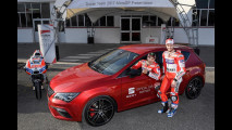 Seat Leon Cupra 300 CV e Ducati in moto GP