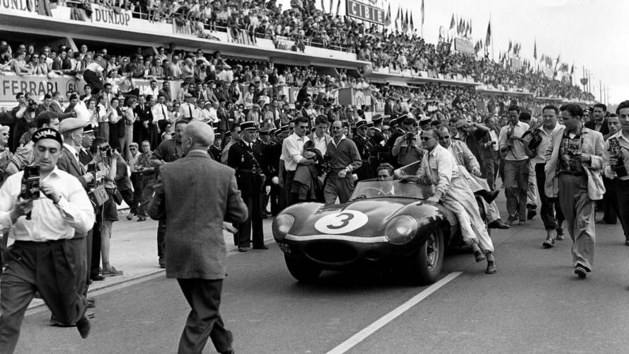 Jaguar D-Type at Le Mans