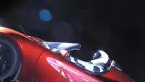 Tesla Roadster Im Weltraum