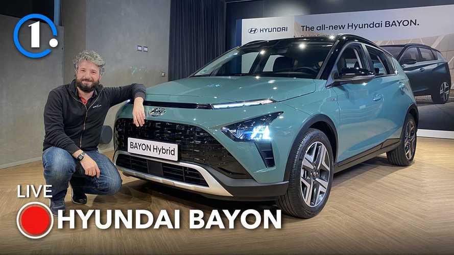 Hyundai Bayon, il piccolo SUV visto dal vivo