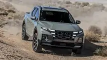 2022 Hyundai Santa Cruz Front Angle Off-Road