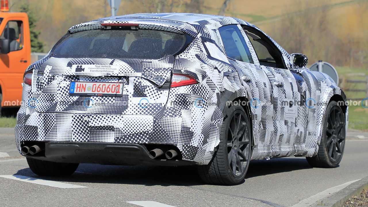 Ferrari Purosangue Spy Photos Back