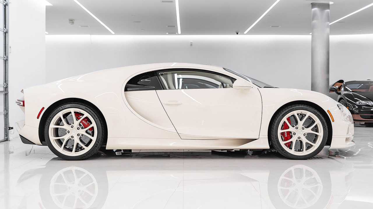 Bugatti Chiron habillé par Hermès
