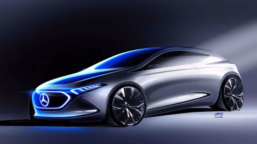 Mercedes Concept EQ A Teaser Sketch