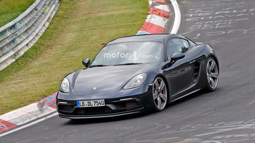 Porsche 718 Cayman GTS 2018, fotos espía