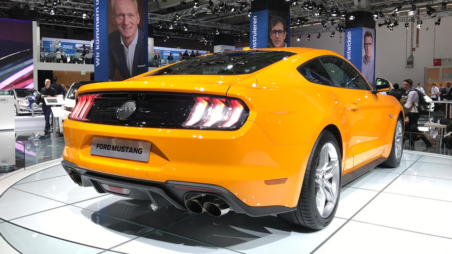 Ford Mustang 2018 ao vivo em Frankfurt