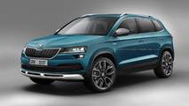 Skoda Karoq Scout render