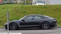 2020 Porsche Mission E spy photo