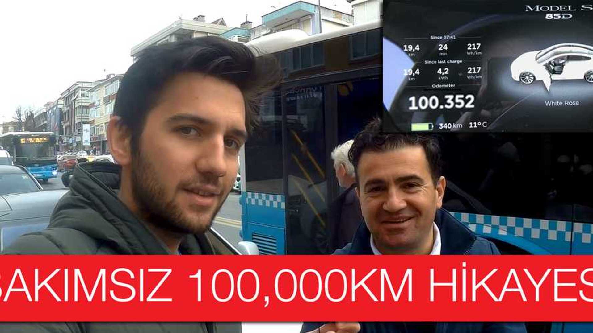 Tesla Model S; Bakımsız 100.000km Hikayesi