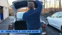 2021 Tesla Model 3 refresh trunk height