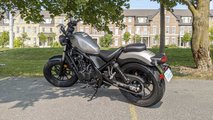 Review: 2020 Honda Rebel 500, 3/4 Back, Left