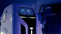 The prototype of the Volkswagen’s Mobile Charging Robot