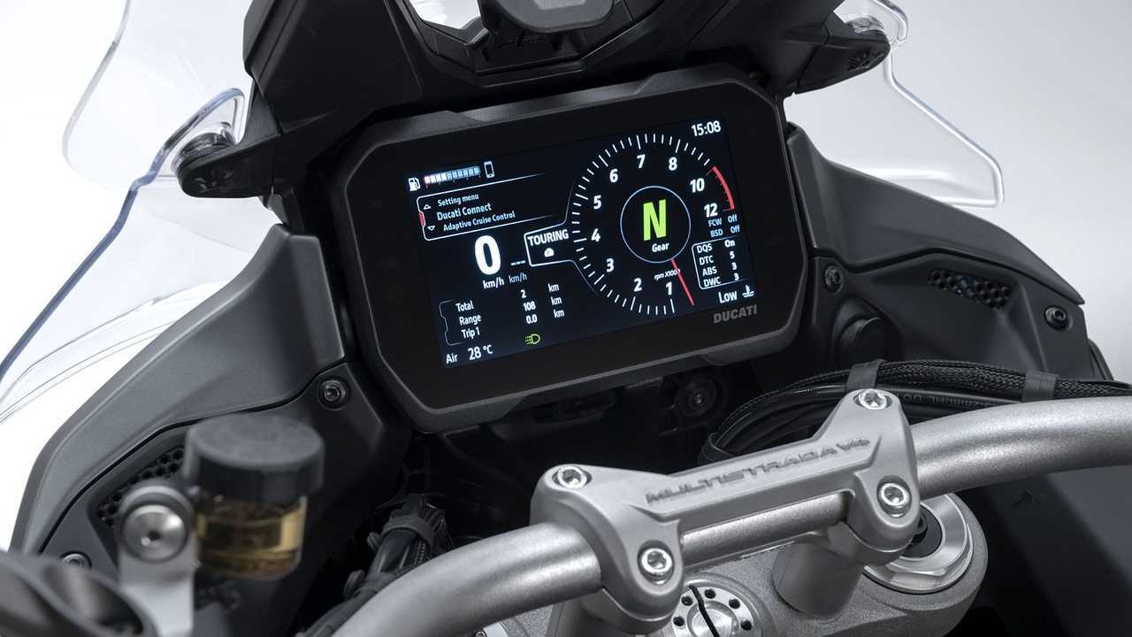 Ducati Multistrada V4 2021, Detalle, Pantalla