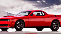 Dodge Challenger SRT Supercharged pick-up rendering / X Tomi
