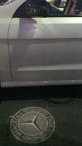 Mercedes-Benz GLE with LED mirror projector