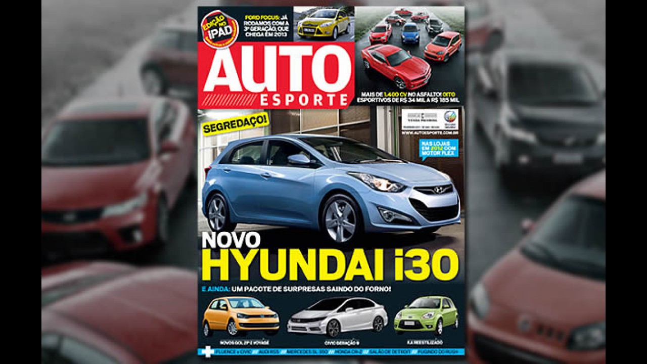 Novo Hyundai i30 2012 tem seu interior flagrado