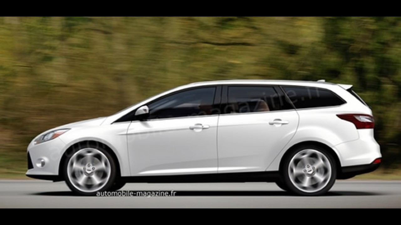 Novo Ford Focus 2011 - Projeções mostram versões de 3 portas e Station Wagon