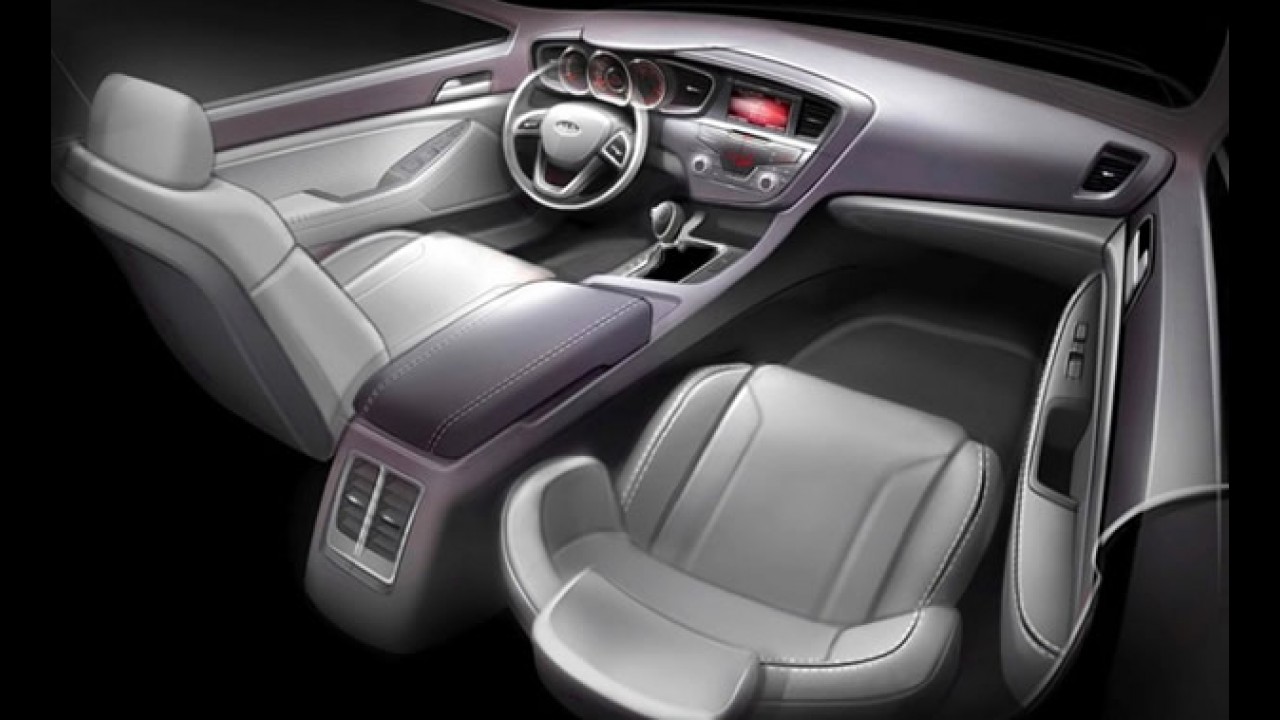 Surgem imagens do painel do Novo Kia Magentis