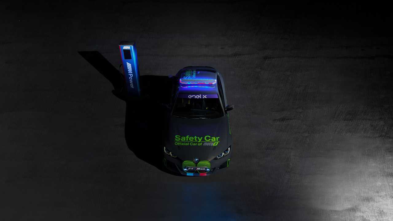 BMW i4 M50 MotoE Safety Car - Top View