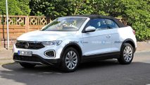 Volswagen T-Roc Cabriolet facelift 2022 fotos espia