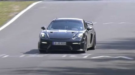 La Porsche 718 Cayman GT4 RS aperçue sur le Ring