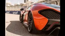 La McLaren P1 concept sul circuito del Bahrain