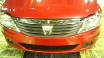 Facelifted Dacia Logan spy photos