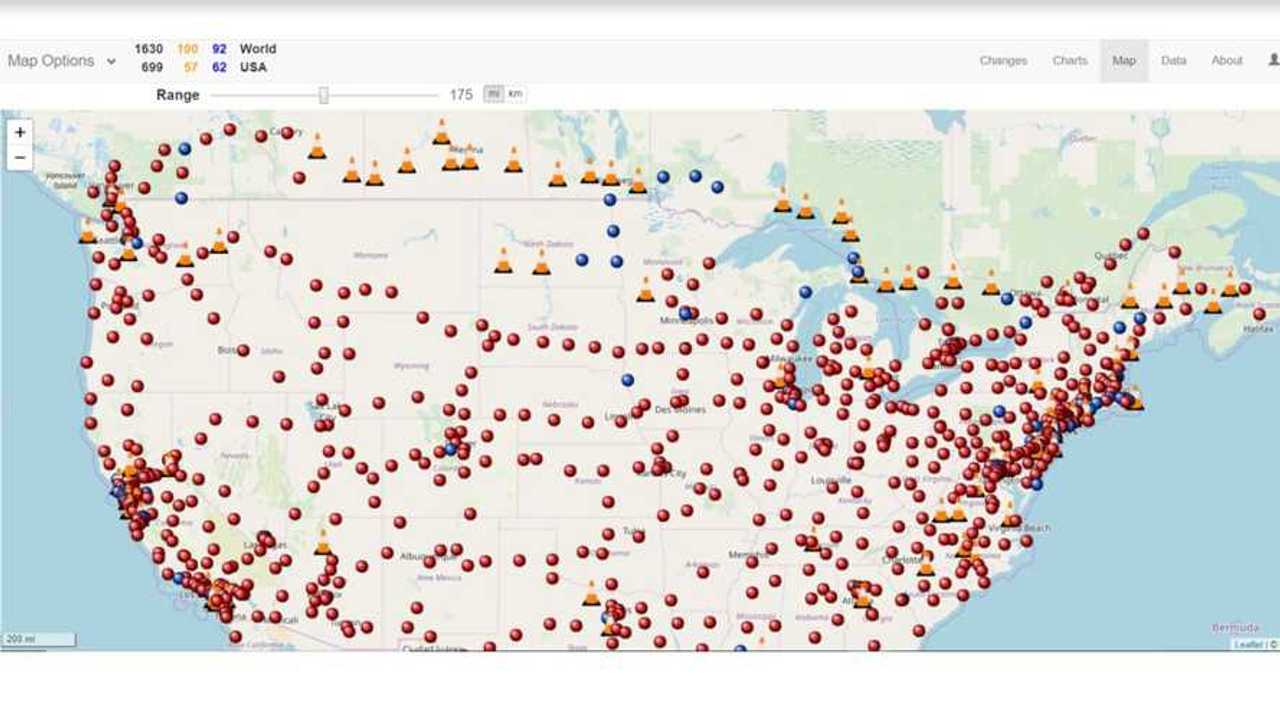 TransCanadian Tesla Supercharger Network Is Taking Shape