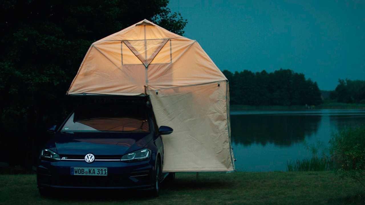 Caravanning with the Volkswagen Golf