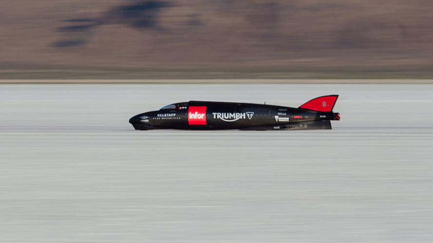 Triumph Breaks Personal Record at Bonneville