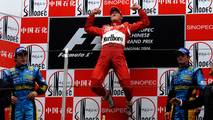 2006: 1. Michael Schumacher, 2. Fernando Alonso, 3. Giancarlo Fisichella